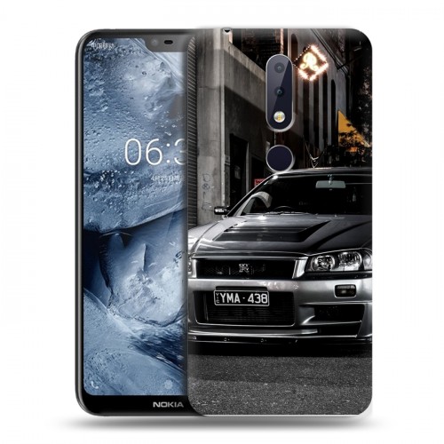 Дизайнерский силиконовый чехол для Nokia 6.1 Plus Nissan