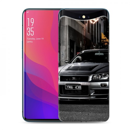 Дизайнерский силиконовый чехол для OPPO Find X Nissan