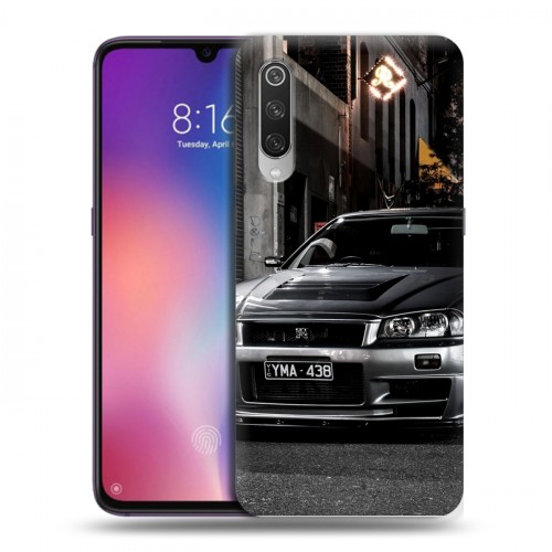 Дизайнерский силиконовый с усиленными углами чехол для Xiaomi Mi9 Nissan