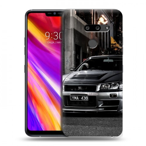 Дизайнерский пластиковый чехол для LG G8 ThinQ Nissan