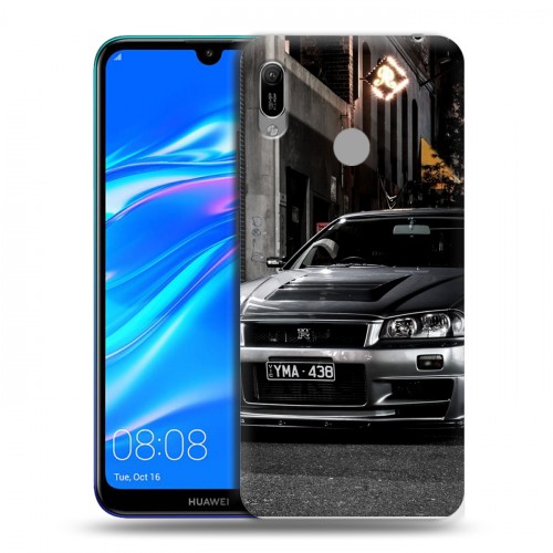 Дизайнерский пластиковый чехол для Huawei Y6 (2019) Nissan