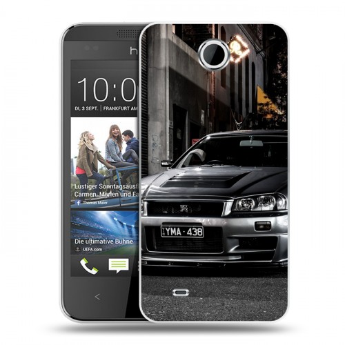 Дизайнерский пластиковый чехол для HTC Desire 300 Nissan