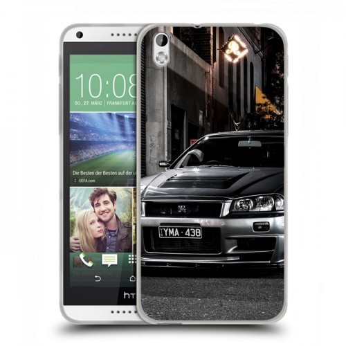 Дизайнерский пластиковый чехол для HTC Desire 816 Nissan