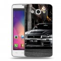 Дизайнерский пластиковый чехол для LG L60 Nissan