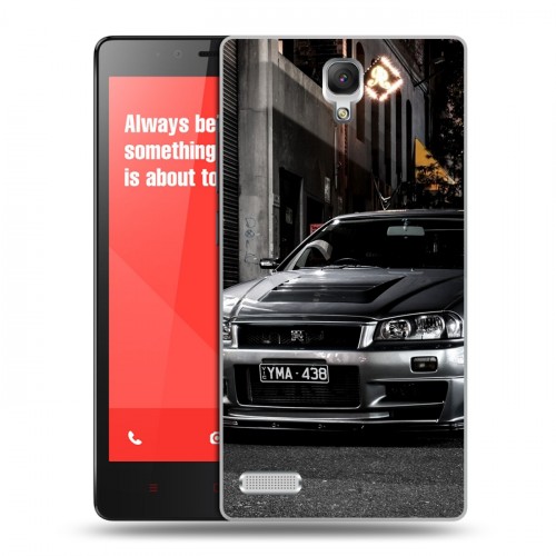 Дизайнерский силиконовый чехол для Xiaomi RedMi Note Nissan