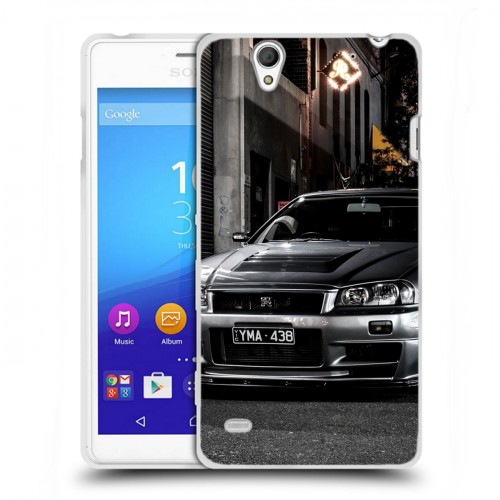 Дизайнерский пластиковый чехол для Sony Xperia C4 Nissan