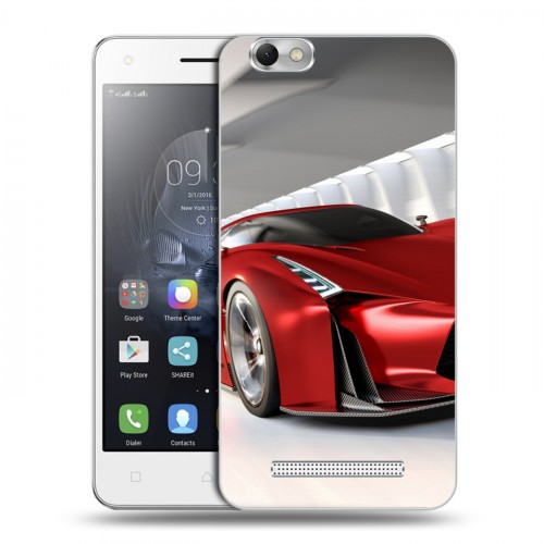 Дизайнерский силиконовый чехол для Lenovo Vibe C Nissan