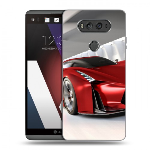 Дизайнерский пластиковый чехол для LG V20 Nissan