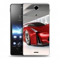 Дизайнерский пластиковый чехол для Sony Xperia TX Nissan