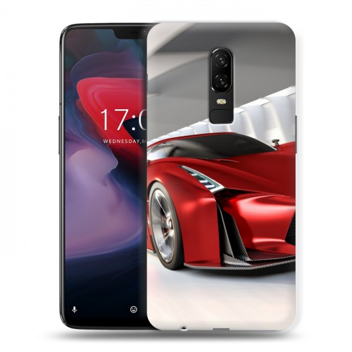 Дизайнерский пластиковый чехол для OnePlus 6 Nissan