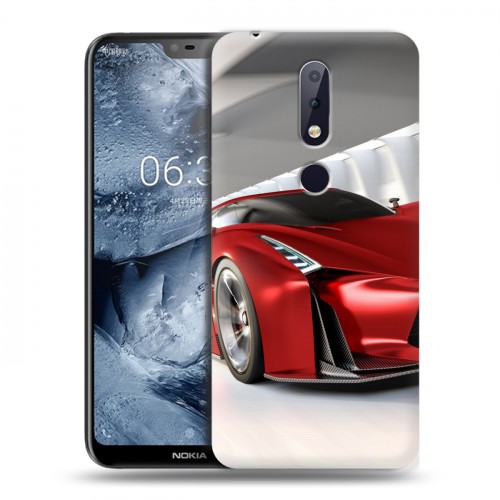 Дизайнерский пластиковый чехол для Nokia 6.1 Plus Nissan