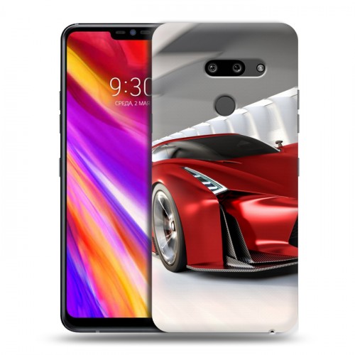 Дизайнерский пластиковый чехол для LG G8 ThinQ Nissan