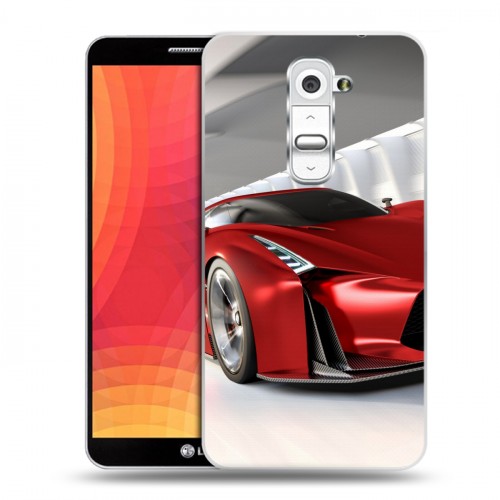 Дизайнерский пластиковый чехол для LG Optimus G2 Nissan