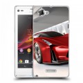 Дизайнерский пластиковый чехол для Sony Xperia L Nissan