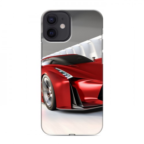 Дизайнерский пластиковый чехол для Iphone 12 Mini Nissan