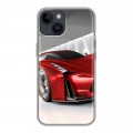 Дизайнерский пластиковый чехол для Iphone 14 Nissan