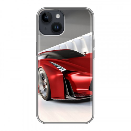 Дизайнерский пластиковый чехол для Iphone 14 Nissan