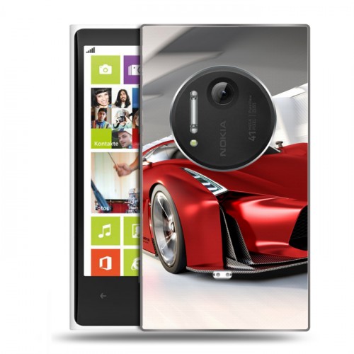 Дизайнерский пластиковый чехол для Nokia Lumia 1020 Nissan