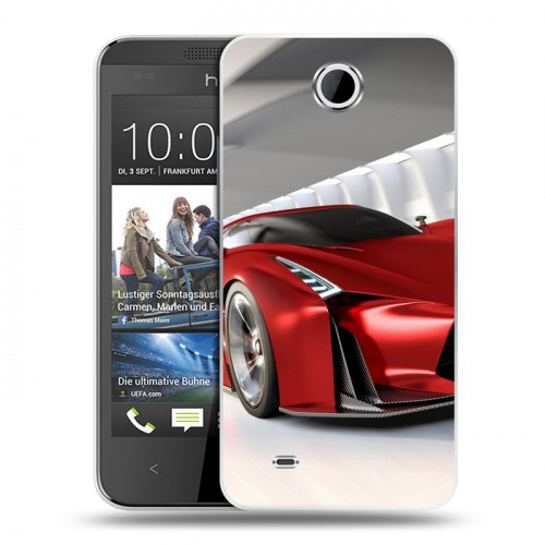 Дизайнерский пластиковый чехол для HTC Desire 300 Nissan