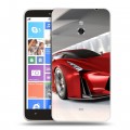 Дизайнерский пластиковый чехол для Nokia Lumia 1320 Nissan