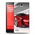 Дизайнерский силиконовый чехол для Xiaomi RedMi Note Nissan