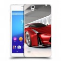 Дизайнерский пластиковый чехол для Sony Xperia C4 Nissan