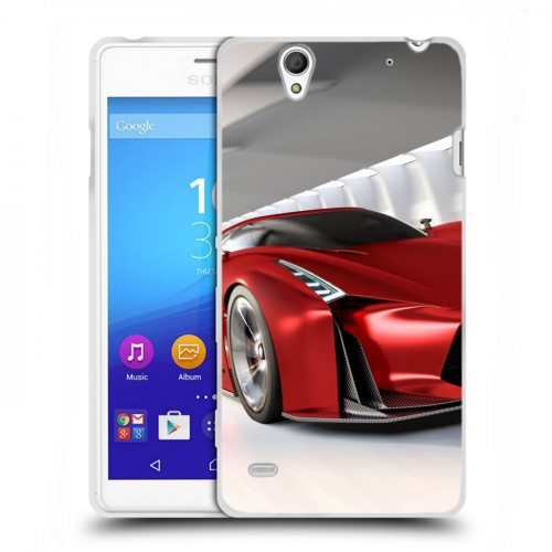 Дизайнерский пластиковый чехол для Sony Xperia C4 Nissan