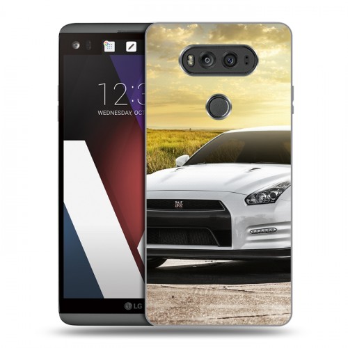 Дизайнерский пластиковый чехол для LG V20 Nissan