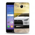 Дизайнерский пластиковый чехол для Huawei Y3 (2017) Nissan