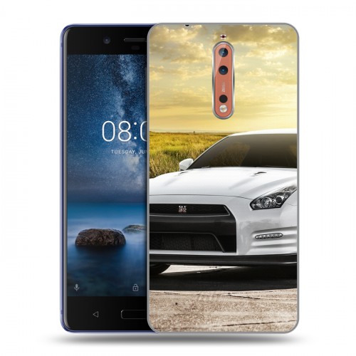 Дизайнерский пластиковый чехол для Nokia 8 Nissan