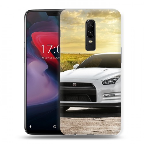 Дизайнерский пластиковый чехол для OnePlus 6 Nissan