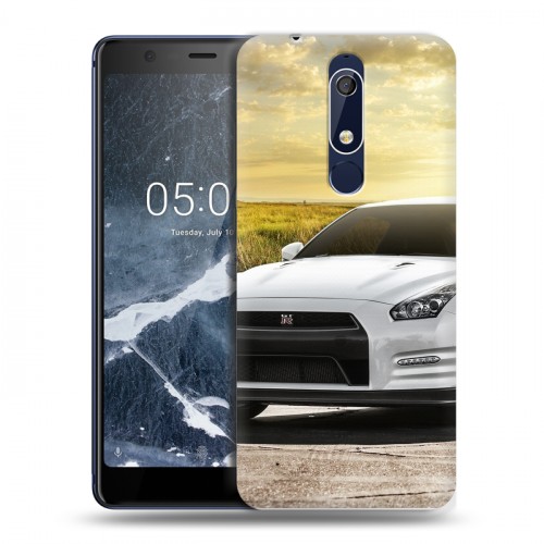 Дизайнерский пластиковый чехол для Nokia 5.1 Nissan