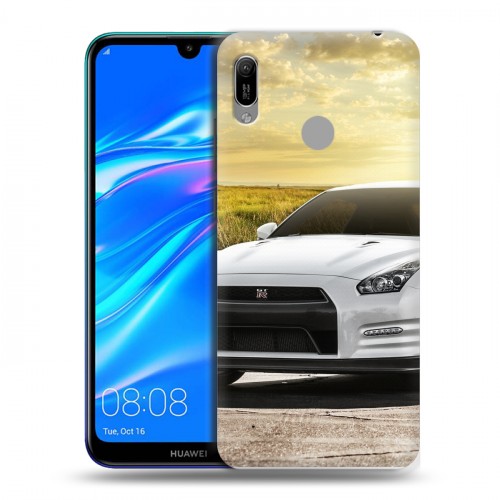 Дизайнерский пластиковый чехол для Huawei Y6 (2019) Nissan