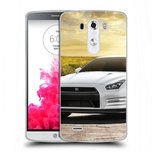 Дизайнерский пластиковый чехол для LG G3 (Dual-LTE) Nissan