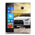 Дизайнерский пластиковый чехол для Microsoft Lumia 435 Nissan