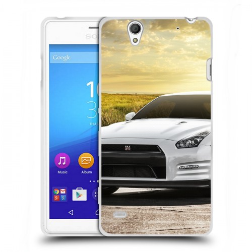 Дизайнерский пластиковый чехол для Sony Xperia C4 Nissan