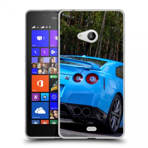 Дизайнерский пластиковый чехол для Microsoft Lumia 540 Nissan