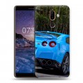 Дизайнерский пластиковый чехол для Nokia 7 Plus Nissan