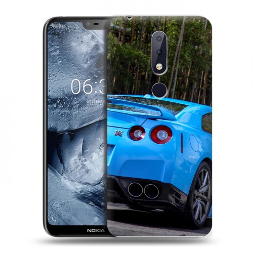 Дизайнерский пластиковый чехол для Nokia 6.1 Plus Nissan