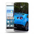 Дизайнерский пластиковый чехол для Huawei Ascend D2 Nissan