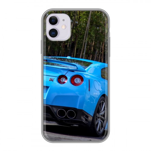 Дизайнерский силиконовый чехол для Iphone 11 Nissan