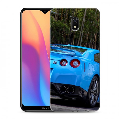 Дизайнерский силиконовый с усиленными углами чехол для Xiaomi RedMi 8A Nissan