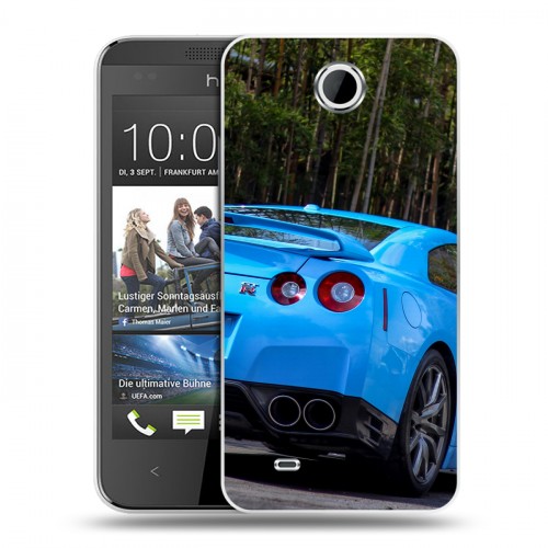 Дизайнерский пластиковый чехол для HTC Desire 300 Nissan