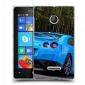 Дизайнерский пластиковый чехол для Microsoft Lumia 435 Nissan