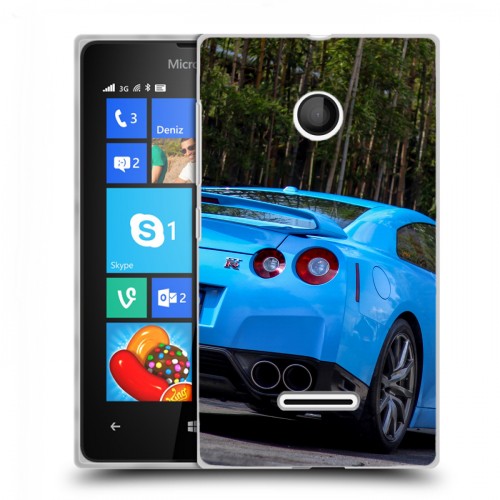 Дизайнерский пластиковый чехол для Microsoft Lumia 435 Nissan