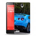 Дизайнерский силиконовый чехол для Xiaomi RedMi Note Nissan