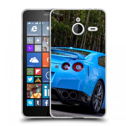 Дизайнерский пластиковый чехол для Microsoft Lumia 640 XL Nissan