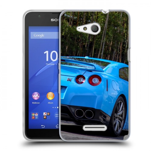 Дизайнерский пластиковый чехол для Sony Xperia E4g Nissan