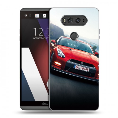 Дизайнерский пластиковый чехол для LG V20 Nissan