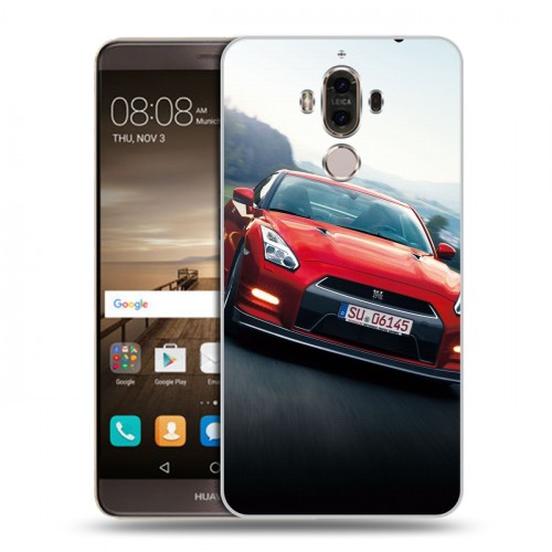 Дизайнерский пластиковый чехол для Huawei Mate 9 Nissan